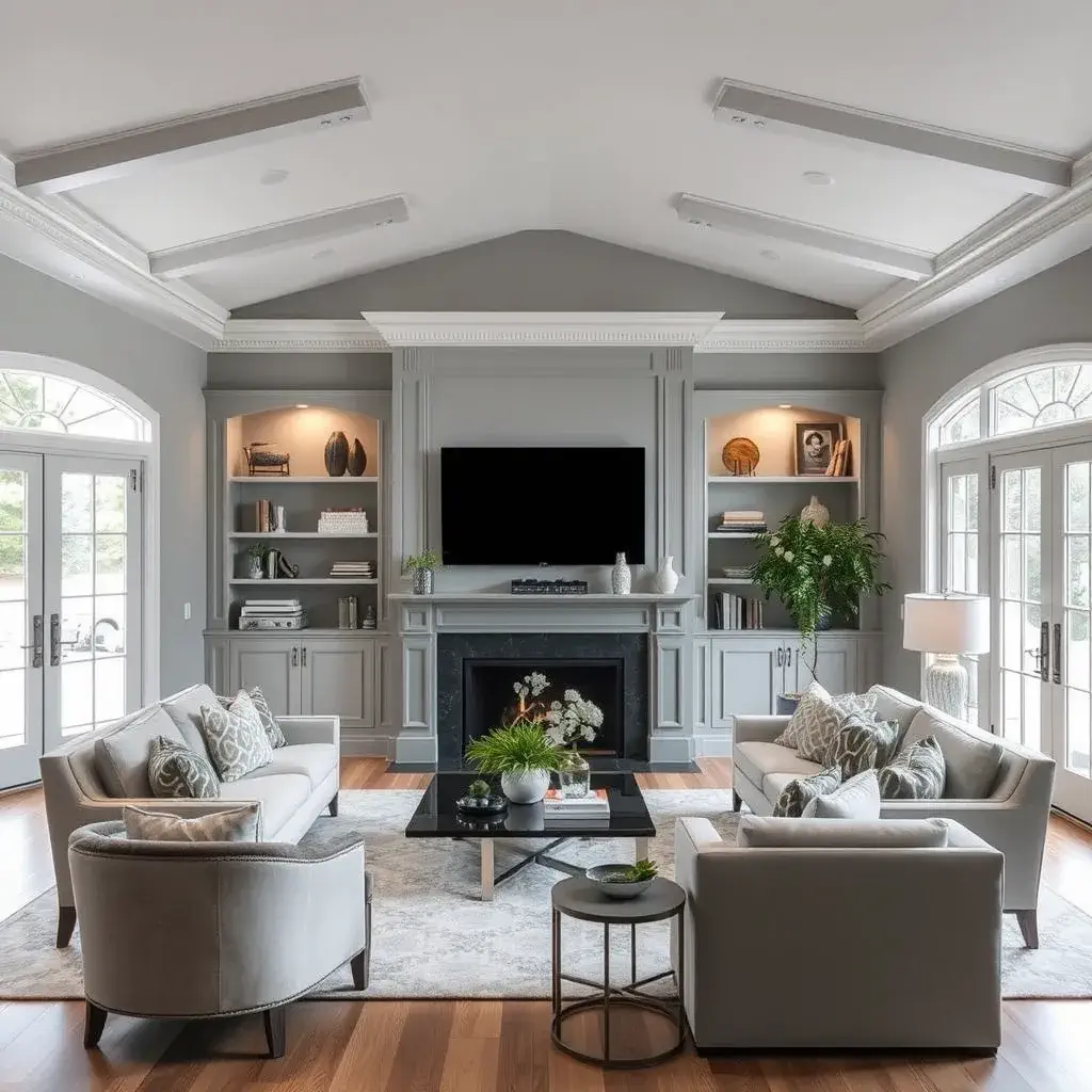 Edison NJ interior painting project – modern living room transformation