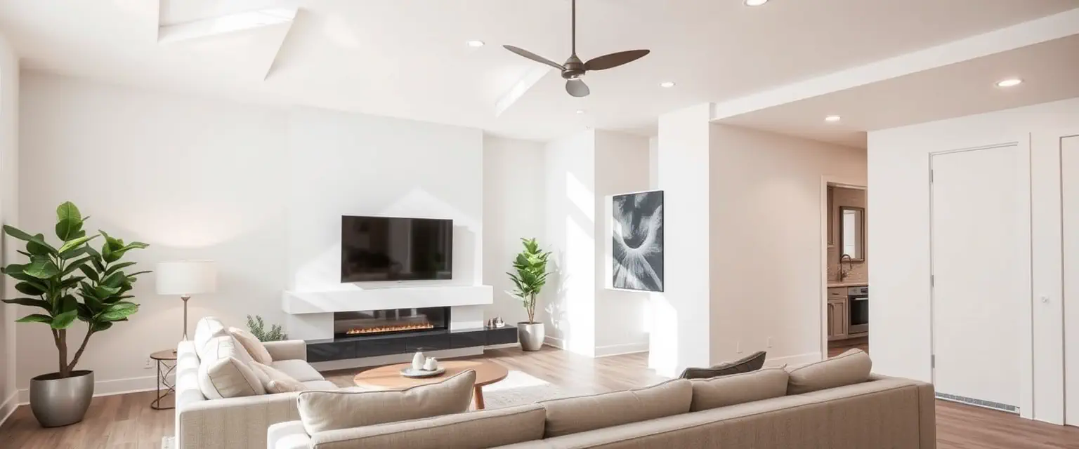 Edison NJ indoor modern living room painting project